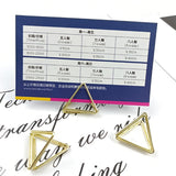 Maxbell 24x Place Card Holder for Desk Display Card Name Stand Wedding Food Signs Gold