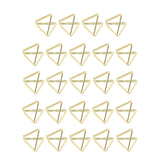 Maxbell 24x Place Card Holder for Desk Display Card Name Stand Wedding Food Signs Gold