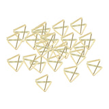 Maxbell 24x Place Card Holder for Desk Display Card Name Stand Wedding Food Signs Gold