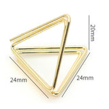 Maxbell 24x Place Card Holder for Desk Display Card Name Stand Wedding Food Signs Gold