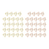 Maxbell 24x Place Card Holder for Desk Display Card Name Stand Wedding Food Signs Gold