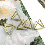 Maxbell 24x Place Card Holder for Desk Display Card Name Stand Wedding Food Signs Rose Gold