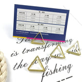Maxbell 24x Place Card Holder for Desk Display Card Name Stand Wedding Food Signs Rose Gold