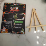 Maxbell Wish List Board Decoration Multipurpose Wooden for Office Desk Home Bedroom with Stand
