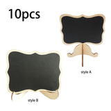 Maxbell Mini Wooden Chalkboard Blackboard Wedding Signs Centerpieces Message Board style A