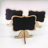 Maxbell Mini Wooden Chalkboard Blackboard Wedding Signs Centerpieces Message Board style A