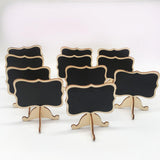 Maxbell Mini Wooden Chalkboard Blackboard Wedding Signs Centerpieces Message Board style A