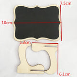 Maxbell Mini Wooden Chalkboard Blackboard Wedding Signs Centerpieces Message Board style A