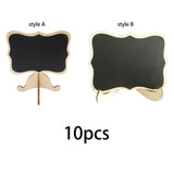 Maxbell Mini Wooden Chalkboard Blackboard Wedding Signs Centerpieces Message Board style A