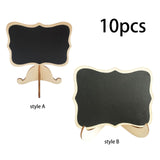 Maxbell Mini Wooden Chalkboard Blackboard Wedding Signs Centerpieces Message Board style A