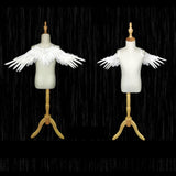Maxbell Fairy Wings Cosplay Accessories Wedding Fancy Dress Birthday Decoration White