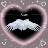 Maxbell Fairy Wings Cosplay Accessories Wedding Fancy Dress Birthday Decoration White