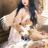 Maxbell Fairy Wings Cosplay Accessories Wedding Fancy Dress Birthday Decoration White