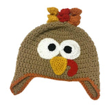 Maxbell Knit Turkey Hat Thanksgiving Outfit Fancy Dress Boy Girl Beanie Winter Hat