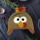 Maxbell Knit Turkey Hat Thanksgiving Outfit Fancy Dress Boy Girl Beanie Winter Hat