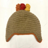 Maxbell Knit Turkey Hat Thanksgiving Outfit Fancy Dress Boy Girl Beanie Winter Hat