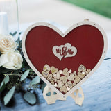 Maxbell Wedding Guest Book Wedding Drop Box Visitors Book for Graduation Decor