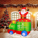 Maxbell Inflatable Santa Festival Decorations for Yard Indoor Garden