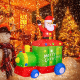 Maxbell Inflatable Santa Festival Decorations for Yard Indoor Garden