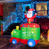 Maxbell Inflatable Santa Festival Decorations for Yard Indoor Garden