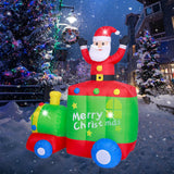 Maxbell Inflatable Santa Festival Decorations for Yard Indoor Garden