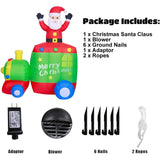 Maxbell Inflatable Santa Festival Decorations for Yard Indoor Garden