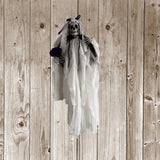 Maxbell Scary Hanging Skeleton Decoration Wreath for Haunted Party Wall Bride