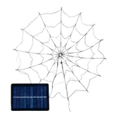 Maxbell Halloween Spider Web Fairy Lights String Solar Lamps Purple Lighting for Party