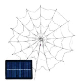 Maxbell Halloween Spider Web Fairy Lights String Solar Lamps Purple Lighting for Party