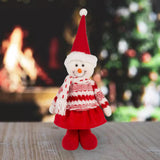 Maxbell Cute Figurines Multipurpose Gifts for Bookshelf Office Desk Girls Boys Snowman