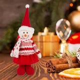 Maxbell Cute Figurines Multipurpose Gifts for Bookshelf Office Desk Girls Boys Snowman
