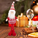 Maxbell Cute Christmas Doll Decorations Santa Claus Figurine for Office Festival Old man
