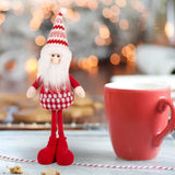 Maxbell Cute Christmas Doll Decorations Santa Claus Figurine for Office Festival Old man