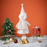 Maxbell Cute Christmas Doll decorations for Living Room Fireplace Cafe Snowman