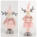 Maxbell Christmas Doll Desktop Table Decor Cartoon Figures for holiday Room Elk