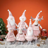 Maxbell Christmas Doll Desktop Table Decor Cartoon Figures for holiday Room  Santa Claus