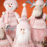 Maxbell Christmas Doll Desktop Table Decor Cartoon Figures for holiday Room  Santa Claus