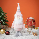 Maxbell Christmas Doll Desktop Table Decor Cartoon Figures for holiday Room  Santa Claus