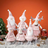 Maxbell Christmas Doll Statue Santa Claus Figurine for Bedroom New Year Collection Old man