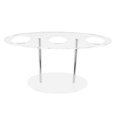 Maxbell Ice Cream Cone Holder Waffle Cone Holder Food Holder for Birthday Decor Clear