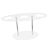 Maxbell Ice Cream Cone Holder Waffle Cone Holder Food Holder for Birthday Decor Clear