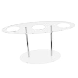 Maxbell Ice Cream Cone Holder Waffle Cone Holder Food Holder for Birthday Decor Clear