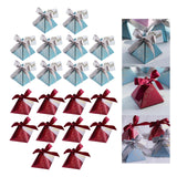 Maxbell 10Pcs Treat Box Empty Box Storage Box for Halloween Party Decor Blue