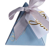 Maxbell 10Pcs Treat Box Empty Box Storage Box for Halloween Party Decor Blue