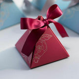 Maxbell 10Pcs Treat Box Empty Box Storage Box for Halloween Party Decor Red