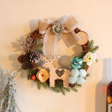 Maxbell 11.81inch Xmas Wreath Christmas Garland for Fireplace Mantel Ornaments