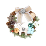 Maxbell 11.81inch Xmas Wreath Christmas Garland for Fireplace Mantel Ornaments