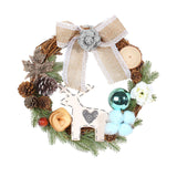 Maxbell 11.81inch Xmas Wreath Christmas Garland for Fireplace Mantel Ornaments