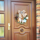 Maxbell 11.81inch Xmas Wreath Christmas Garland for Fireplace Mantel Ornaments