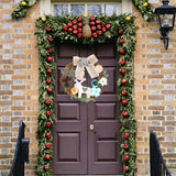 Maxbell 11.81inch Xmas Wreath Christmas Garland for Fireplace Mantel Ornaments